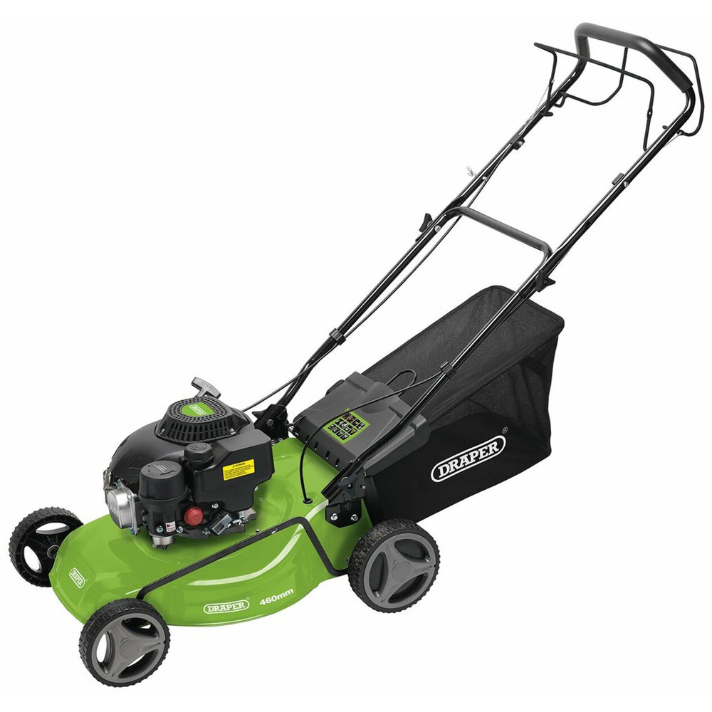 Draper 8672 150cc Steel Deck 460mm Petrol Lawn Mower Image 1