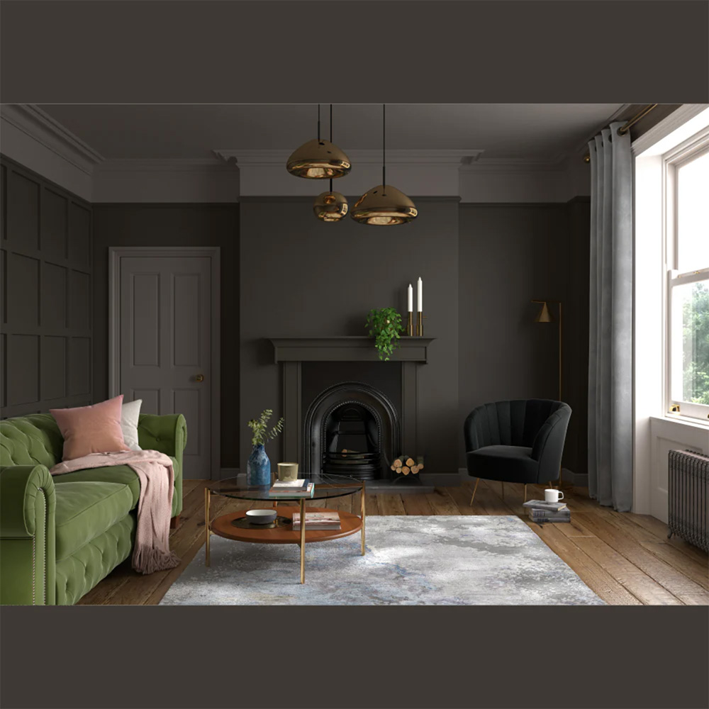 Dulux Heritage Walls and Ceilings Tudor Brown Velvet Matt Emulsion Paint 2.5L Image 4