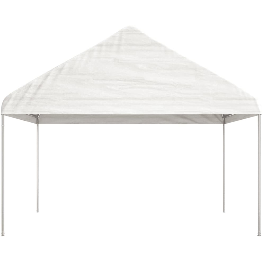 vidaXL 17.84 x 4.08m White Gazebo with Roof Image 3