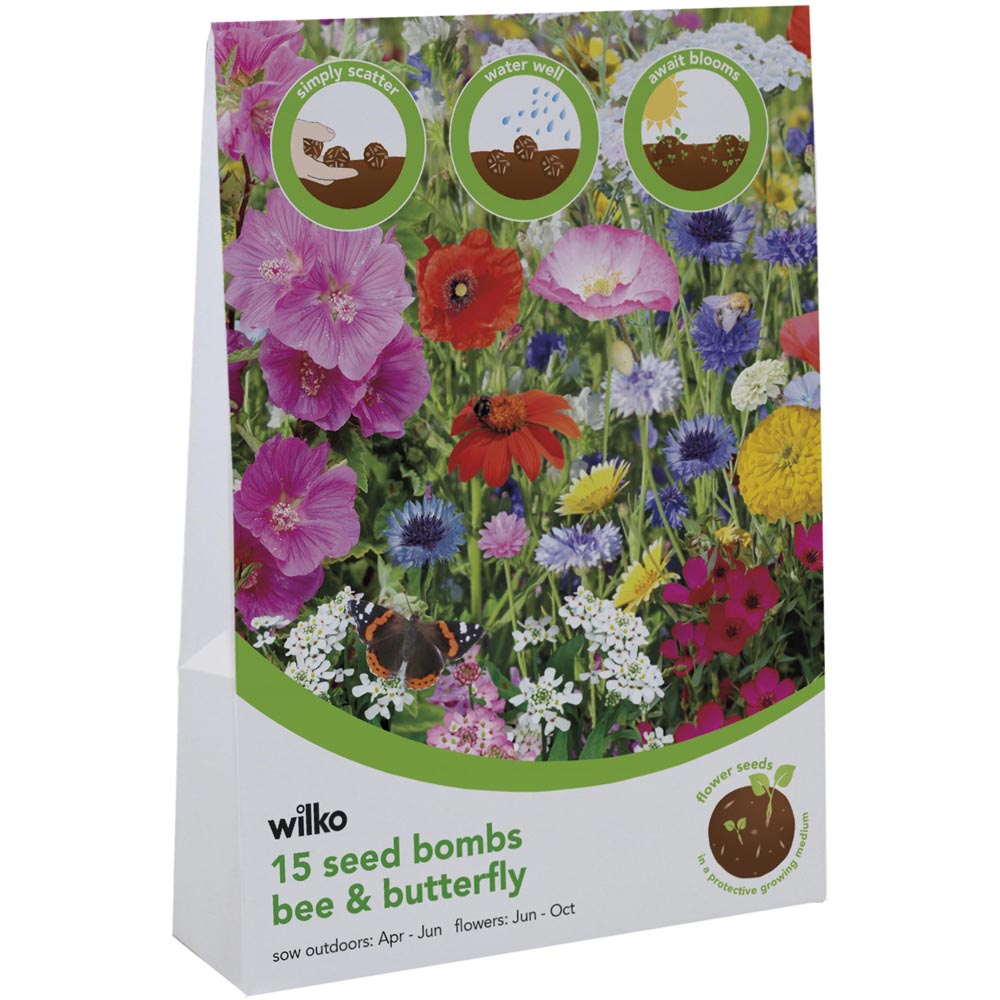 Wilko Bee and Butterfly Seed Bombs Image 3