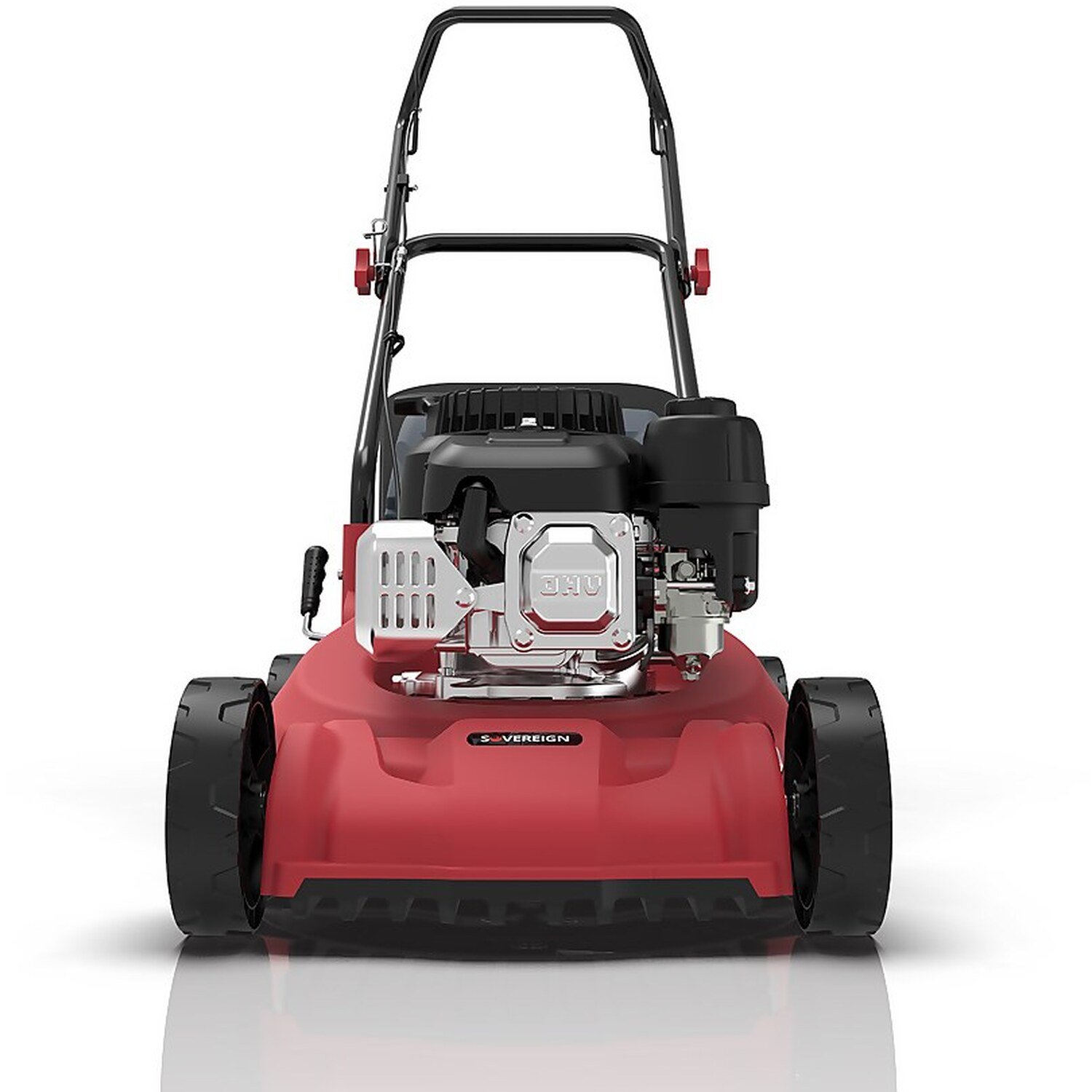 Sovereign 132cc Petrol Lawn Mower - Red Image 2