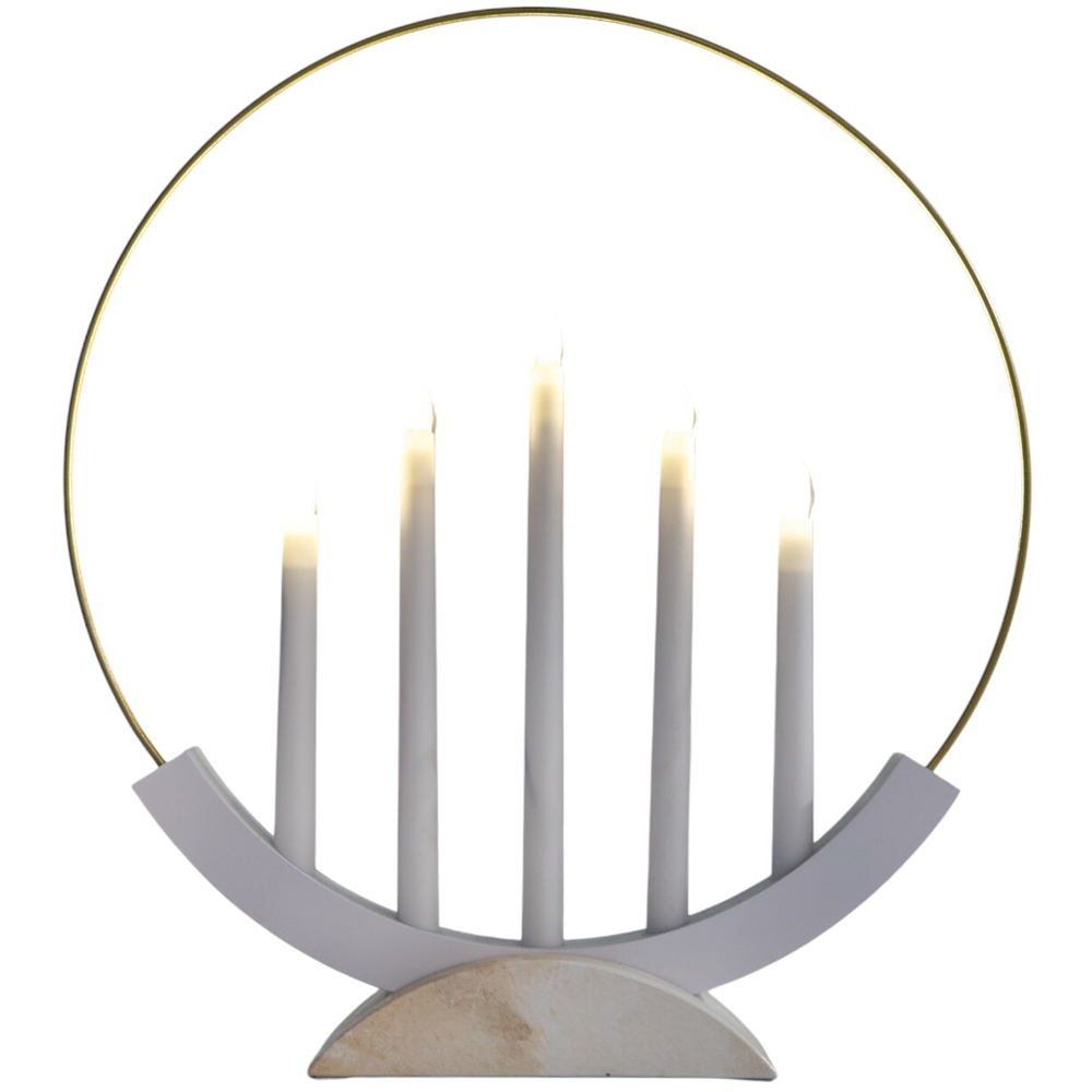5 LED Candle Bridge - White Image 4