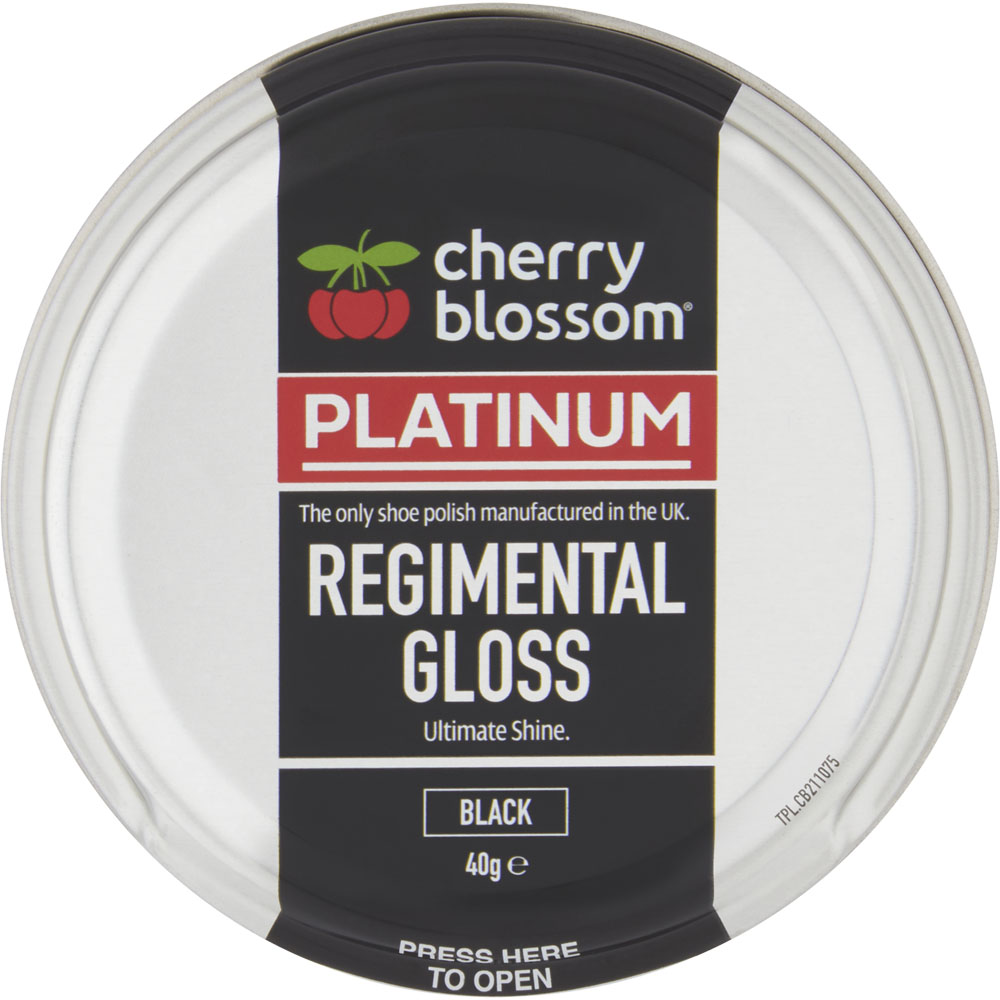 Cherry Blossom Black Platinum Regimental Gloss 40g Image 1