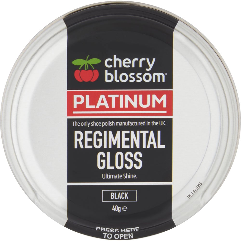 Cherry Blossom Black Platinum Regimental Gloss 40g Image 1