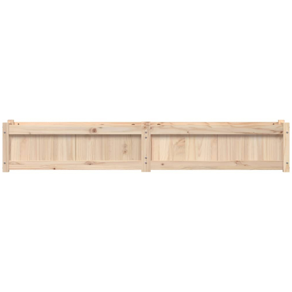 vidaXL Brown Solid Pine Raised Garden Planter 180 x 31 x 31cm Image 4