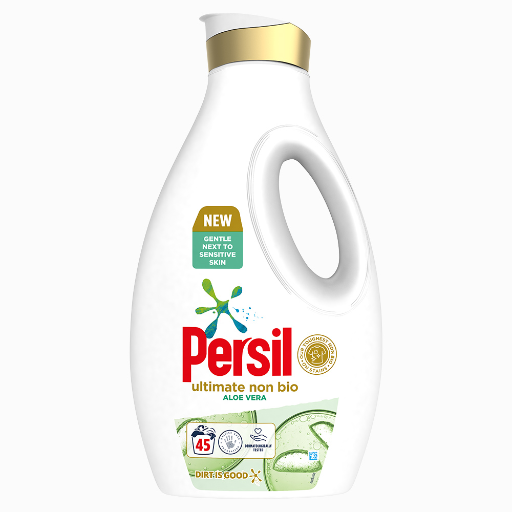 Persil Ultimate Non Bio Aloe Vera Liquid Detergent 45 Washes 1215ml Image 1