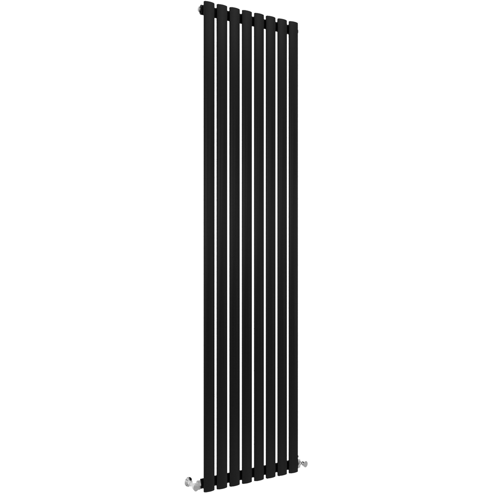 Stech Homes 3050 BTU Black Single Panel Radiator 1600 x 472mm Image 1