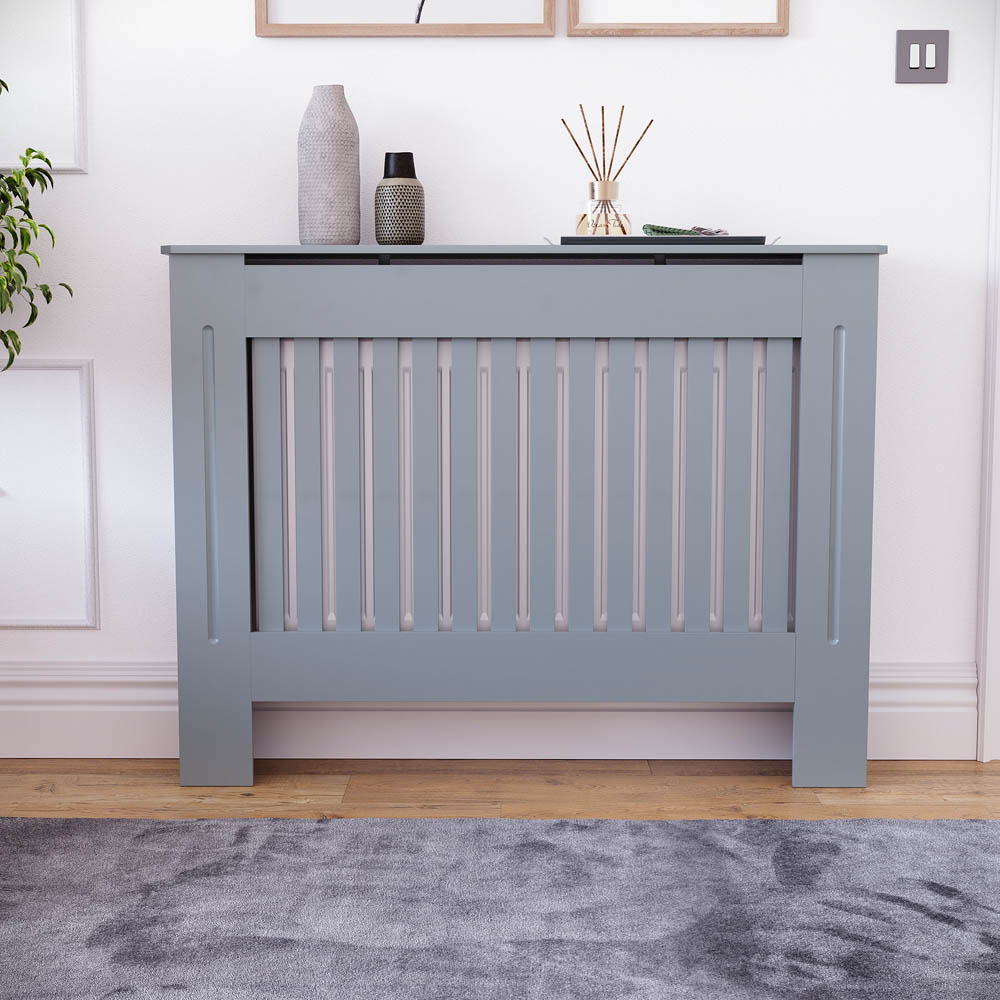 Vida Designs Chelsea Grey Medium Radiator Cover Image 5