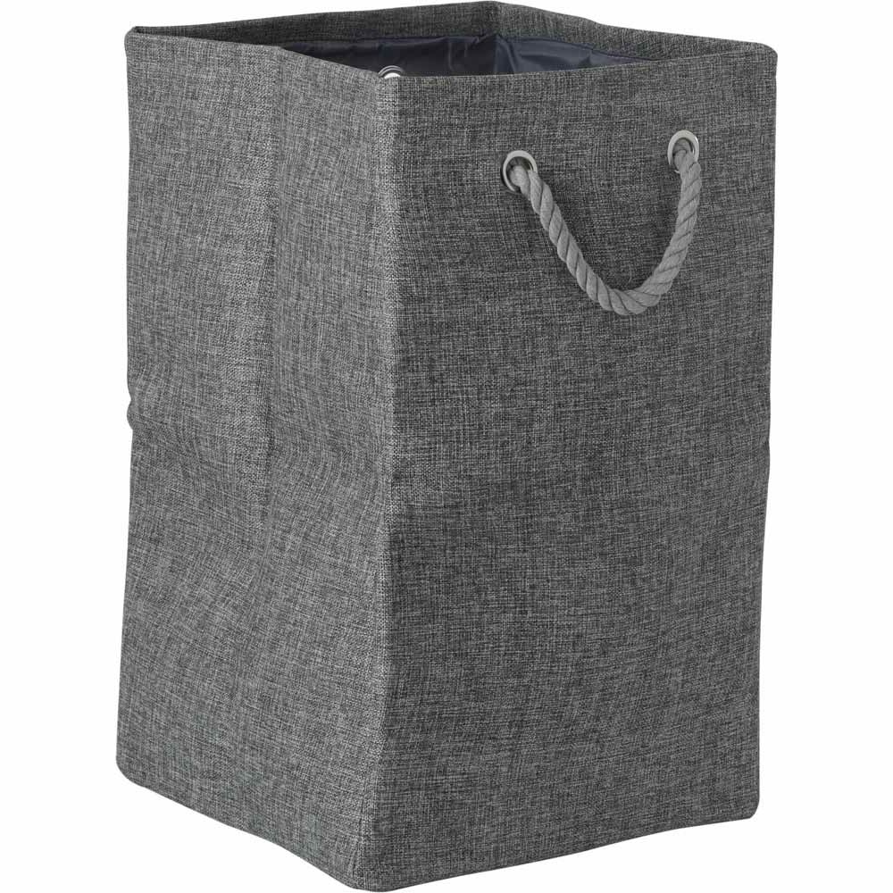 Wilko Grey Folding Laundry Bag Image 3