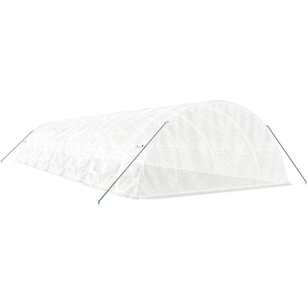 vidaXL White 16.4 x 46ft Greenhouse Image 4
