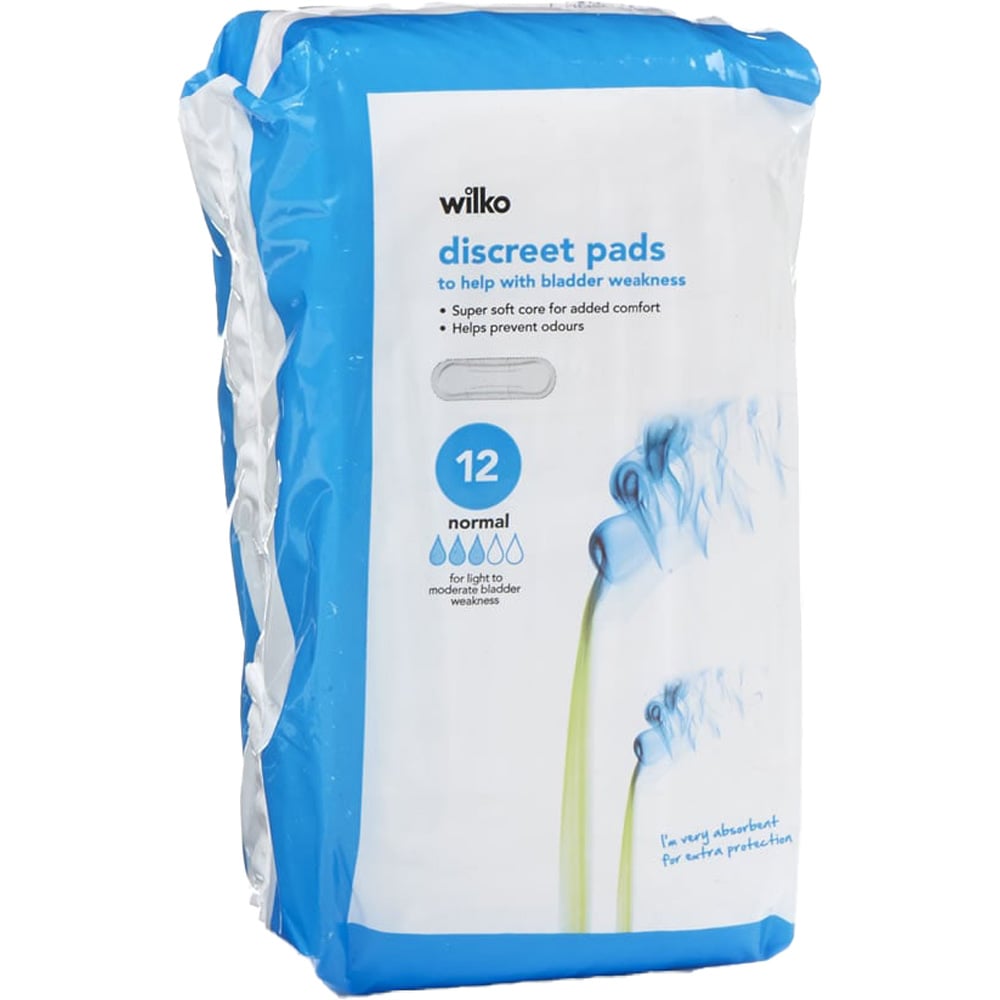 Wilko Normal Discreet Pads 12 pack Image