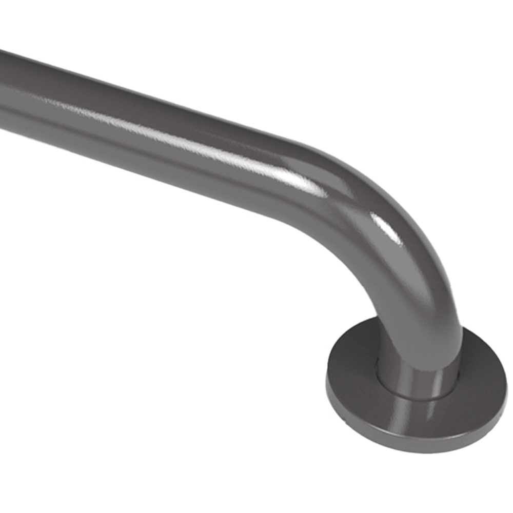 Fitzroy of London RAL 7005 Grey Stainless Steel Concealed Fixing Grab Rail 35 x 305mm Image 2