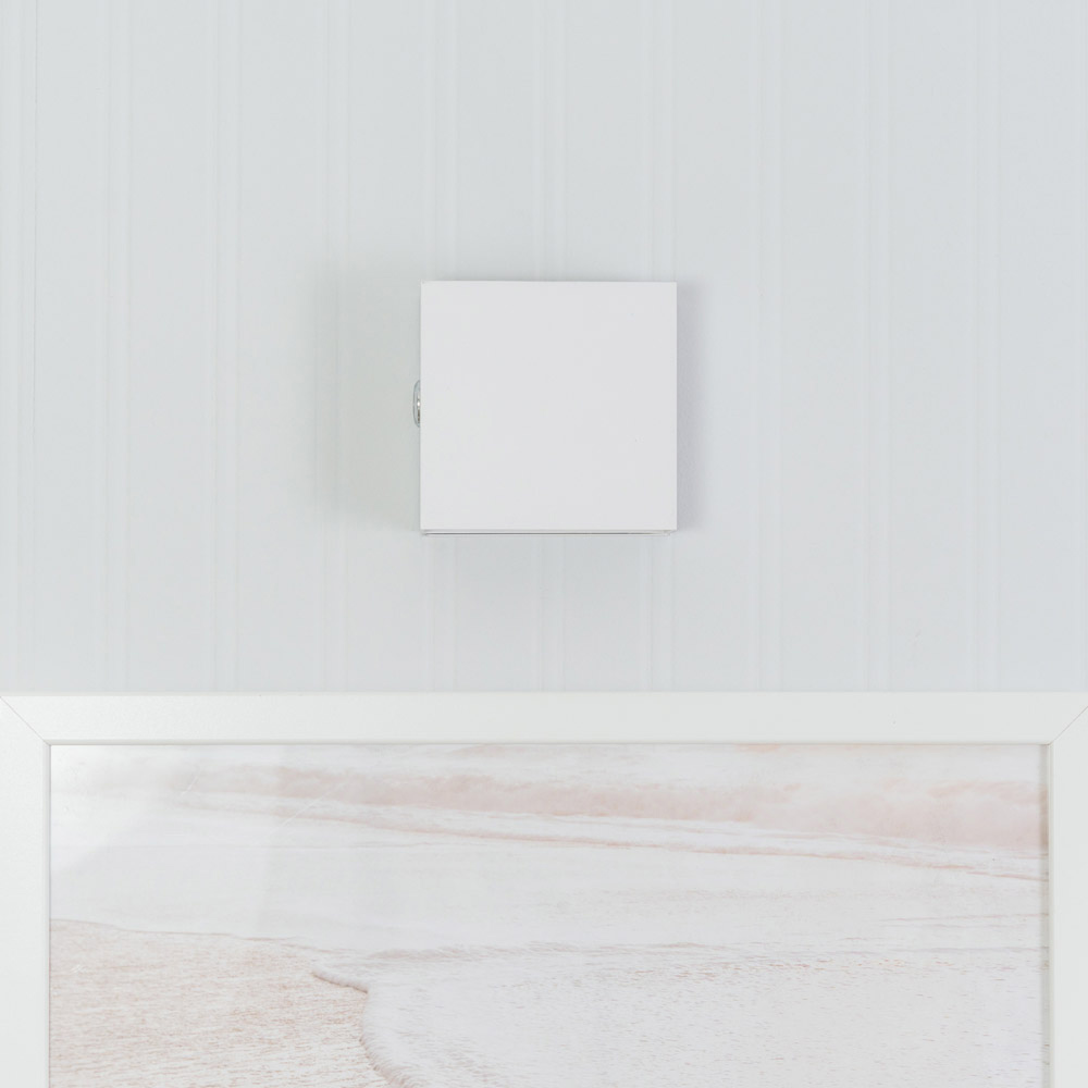 ValueLights Marx White Rechargeable Easy Fit Wall Light Image 5