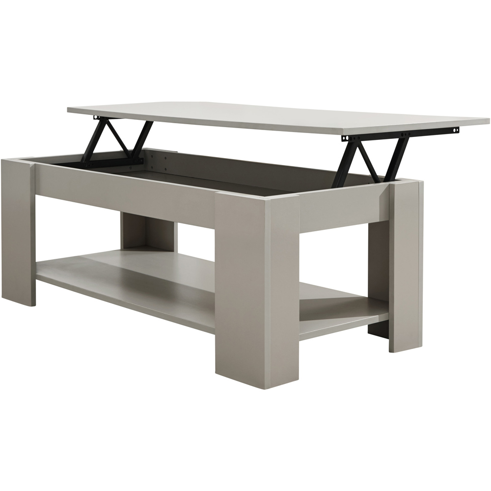 GFW Grey Lift Up Coffee Table Image 3