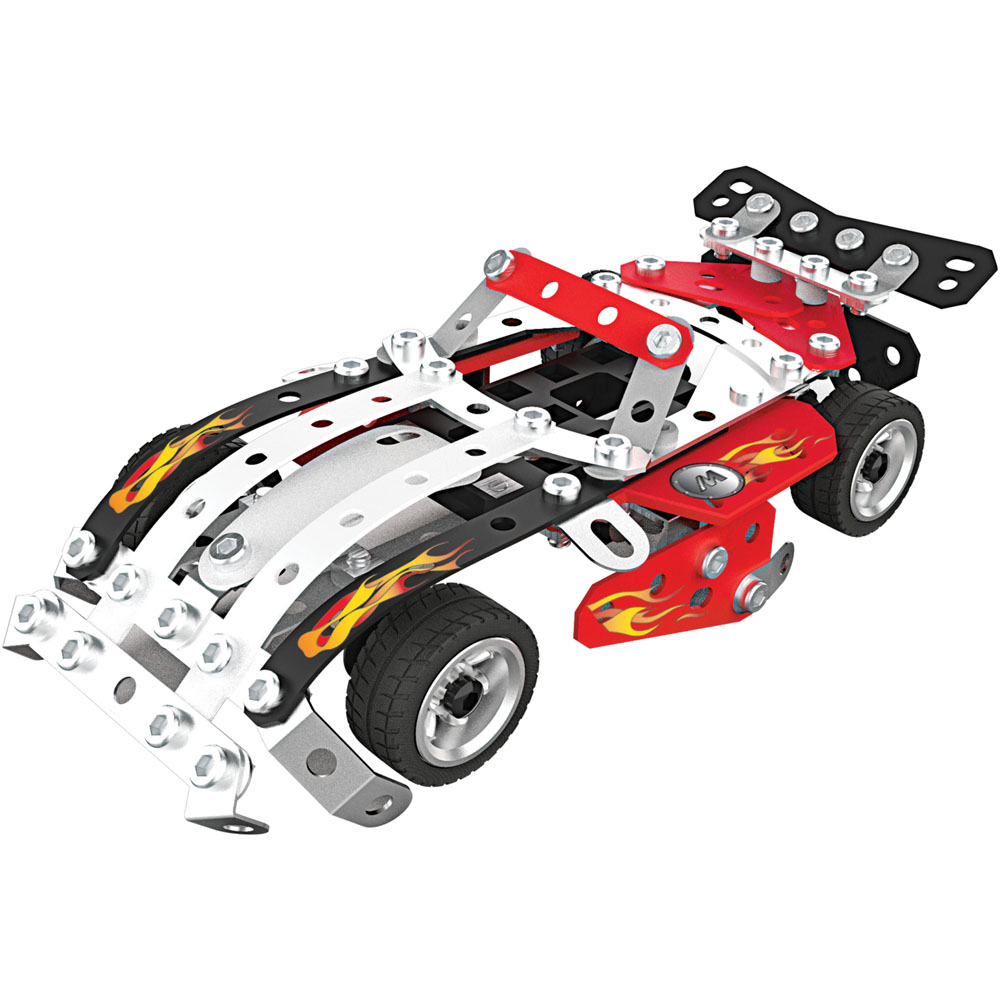 Meccano 10-in-1 Racing Vehicles Set Image 1