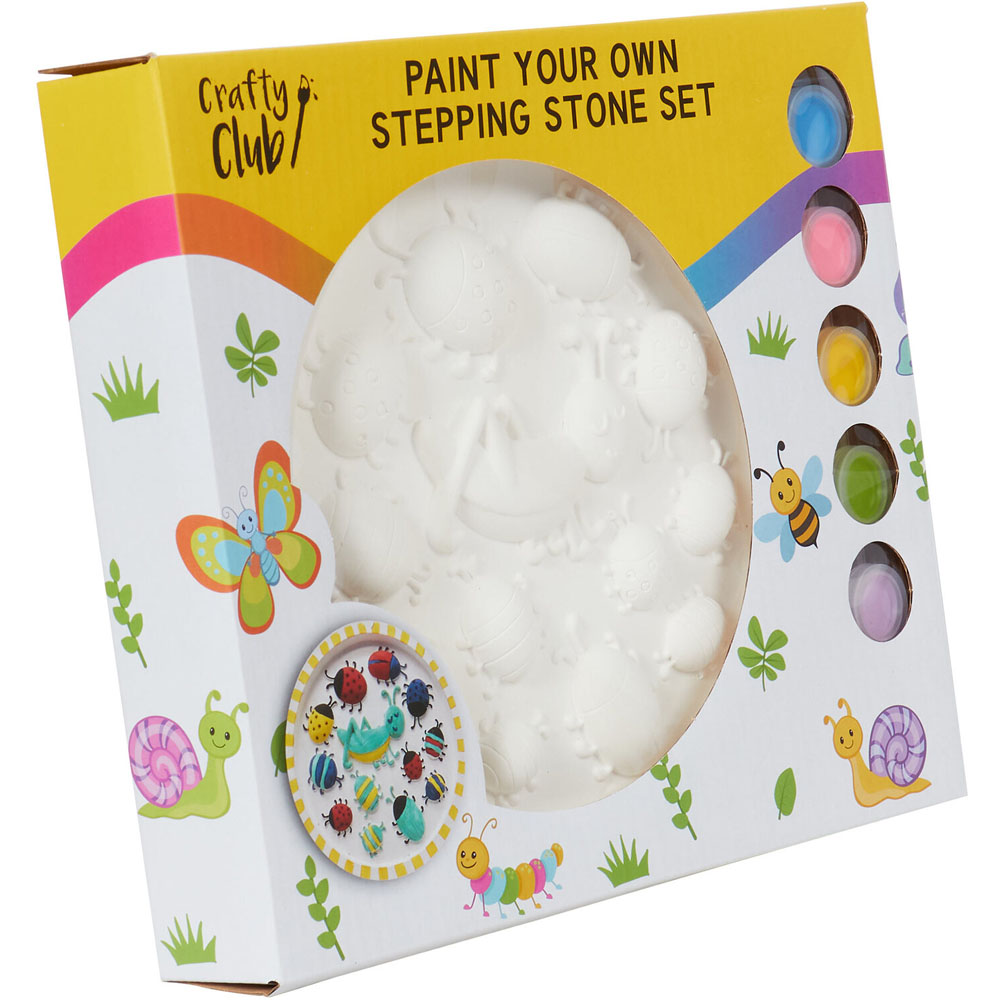 Crafty Club Paint Your Own Stepping Stone Set Image 3