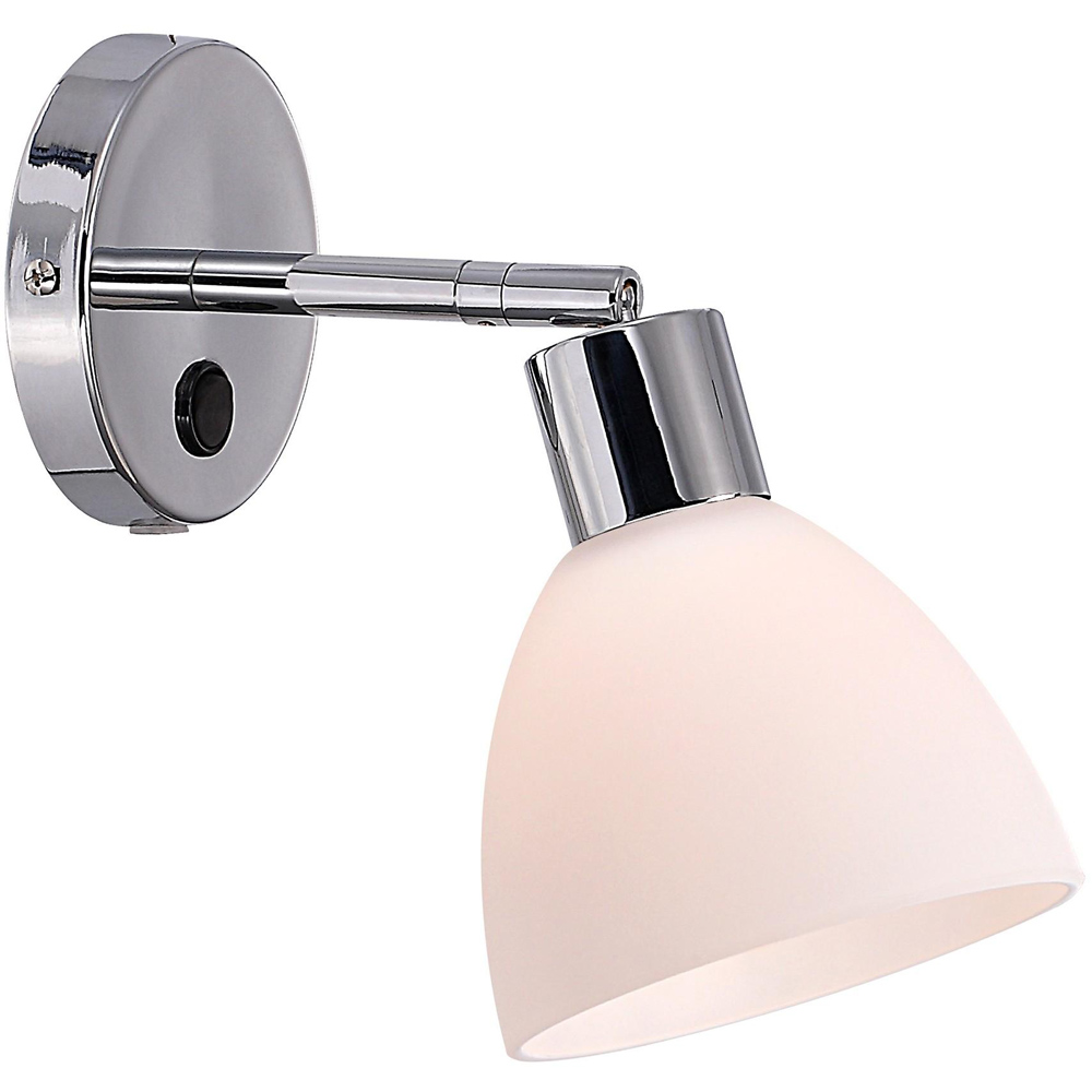 Nordlux Ray E14 Chrome Wall Light Image 1