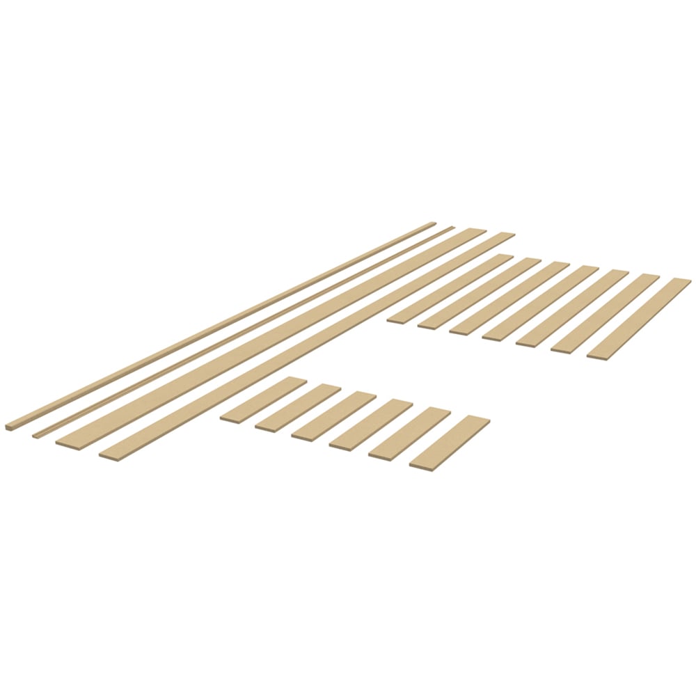 Blueprint Joinery 6 MDF Traditional Shaker Wall Panel Kit 1040 x 240mm Image 1