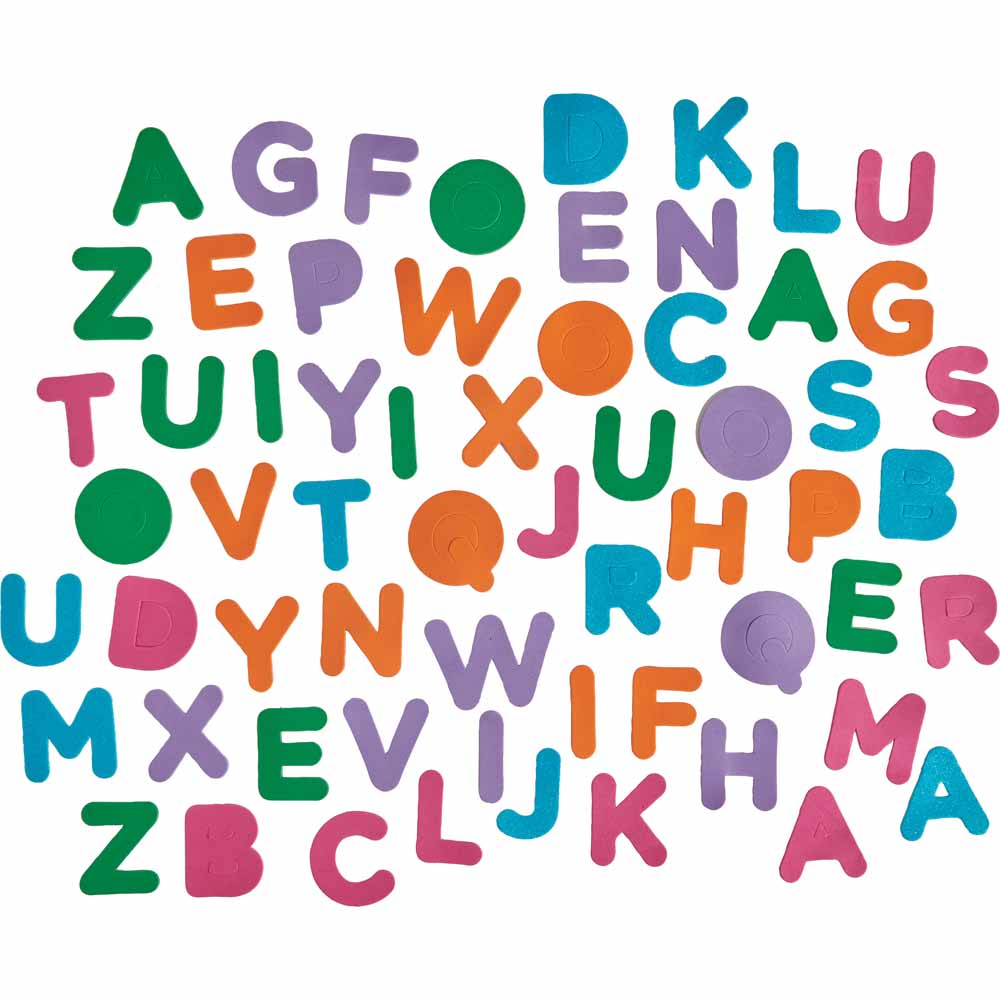 Wilko Foam Alphabet Foam Stickers Wilko
