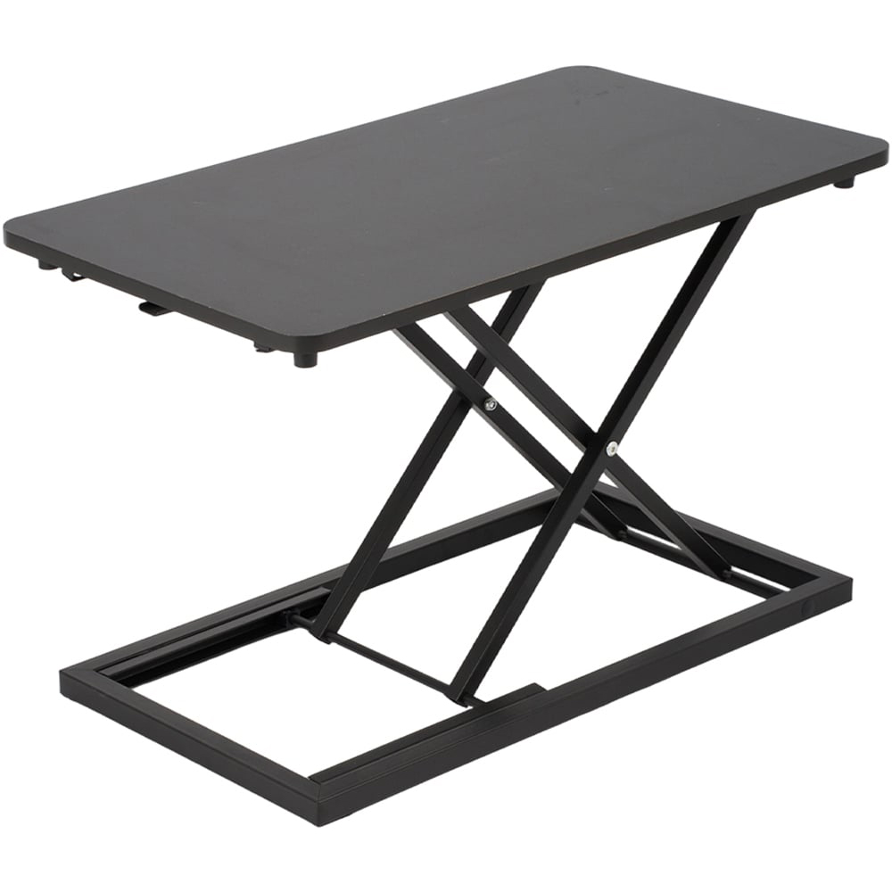 Living and Home Black Adjustable Standing Desk Converter Image 2