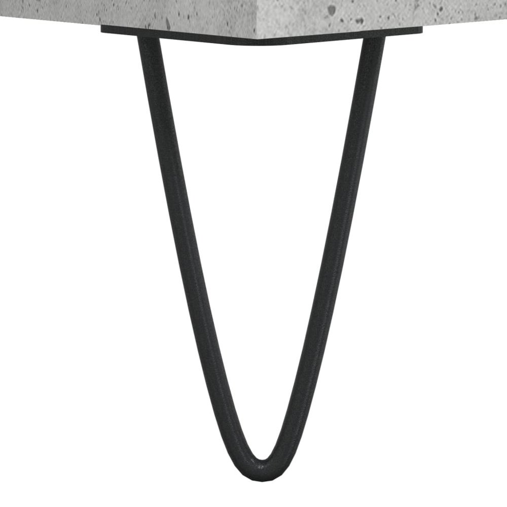 vidaXL 2 Door 2 Shelf Concrete Grey Sideboard 3 Pack Image 9