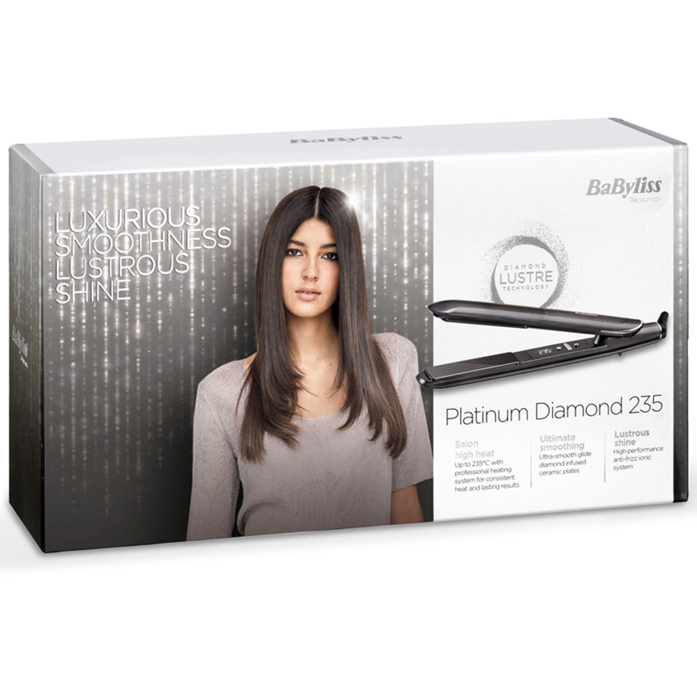 BaByliss Platinum Diamond Advanced Ceramic Straightener Image 3