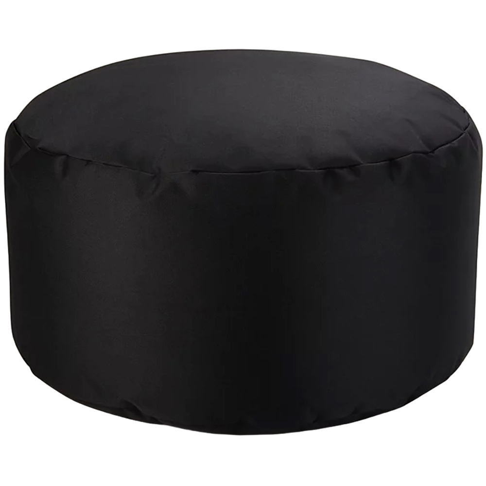 Kaikoo Black Outdoor Round Drum Bean Bag Image 2