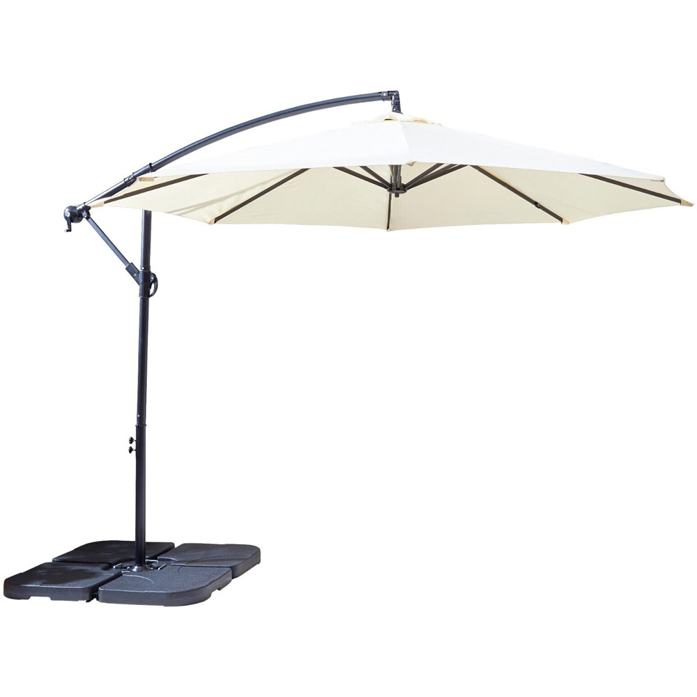 Neo Cream Parasol with Water Base 3m Image 1
