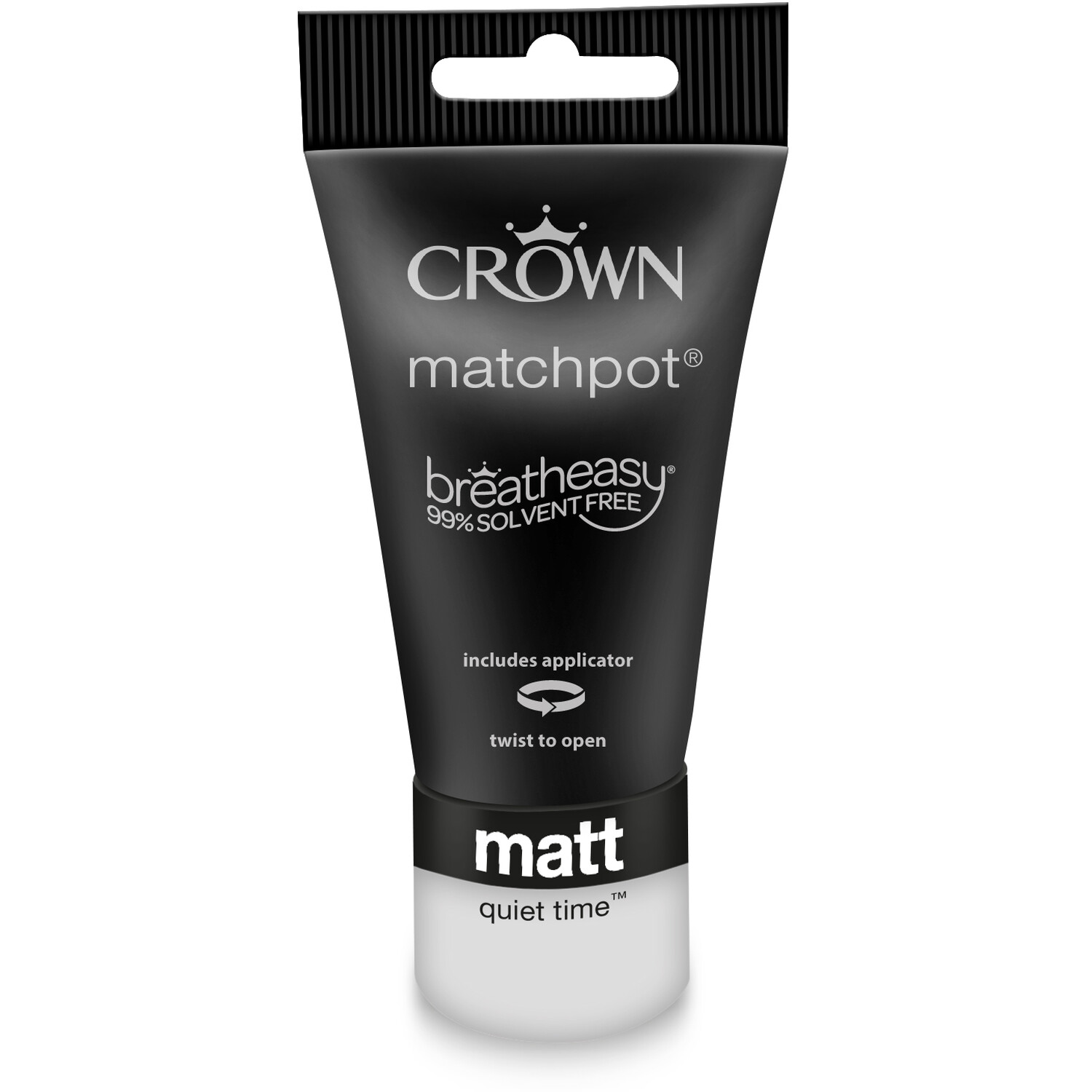 Crown Breatheasy Quiet Time Matt Feature Wall Tester Pot 40ml Image