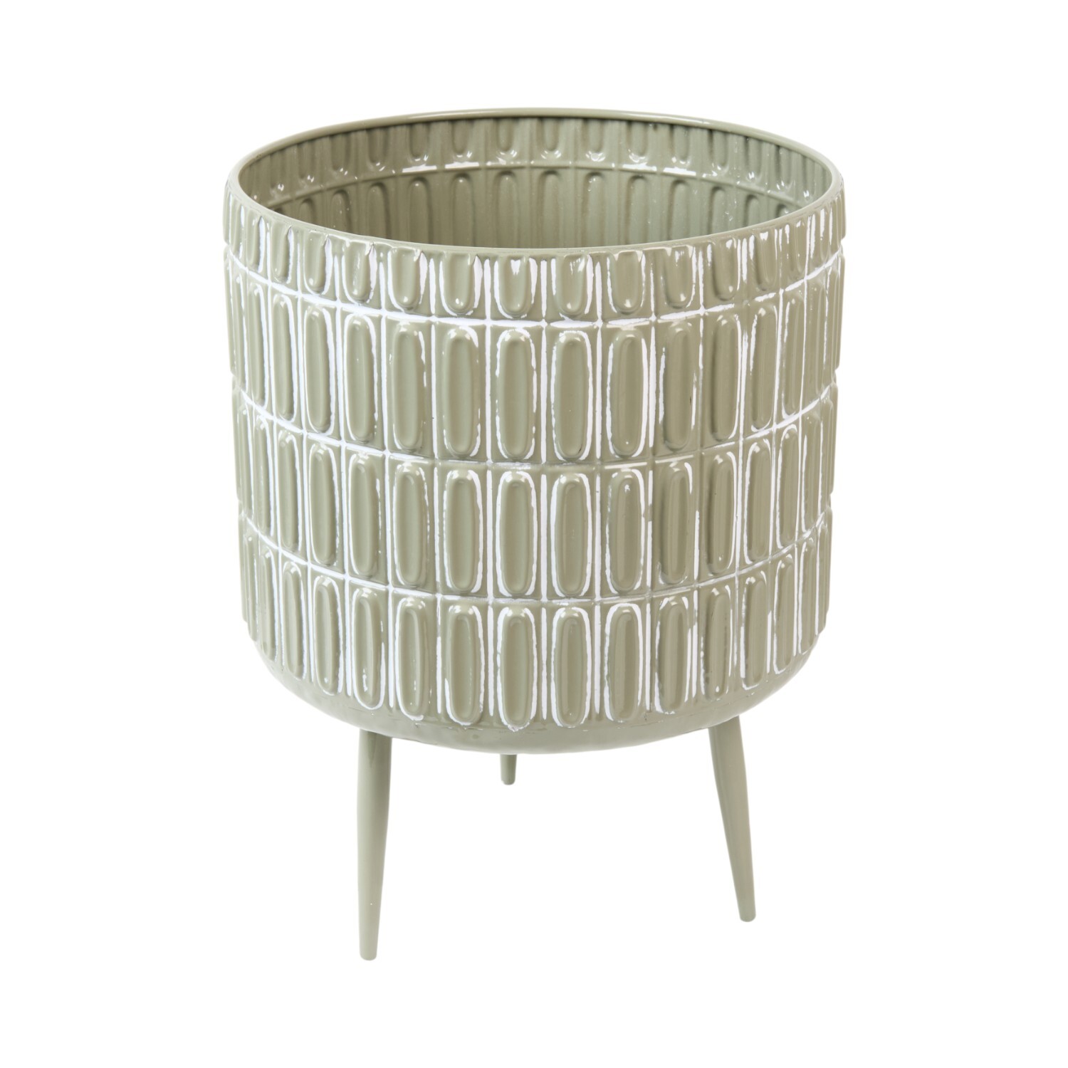 Isla Large Footed Planter Sage Green Image 4