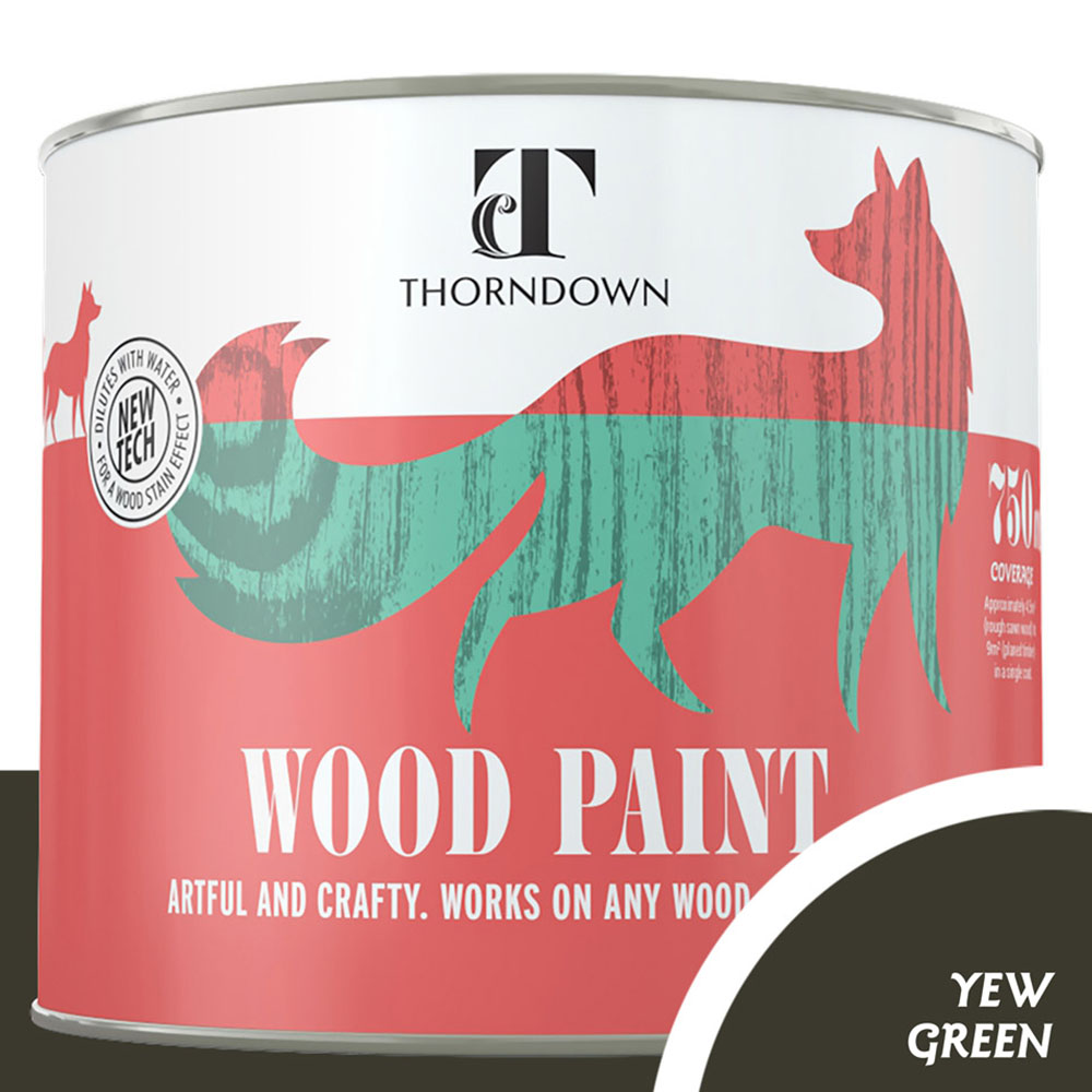 Thorndown Yew Green Wood Paint 750ml Image 3