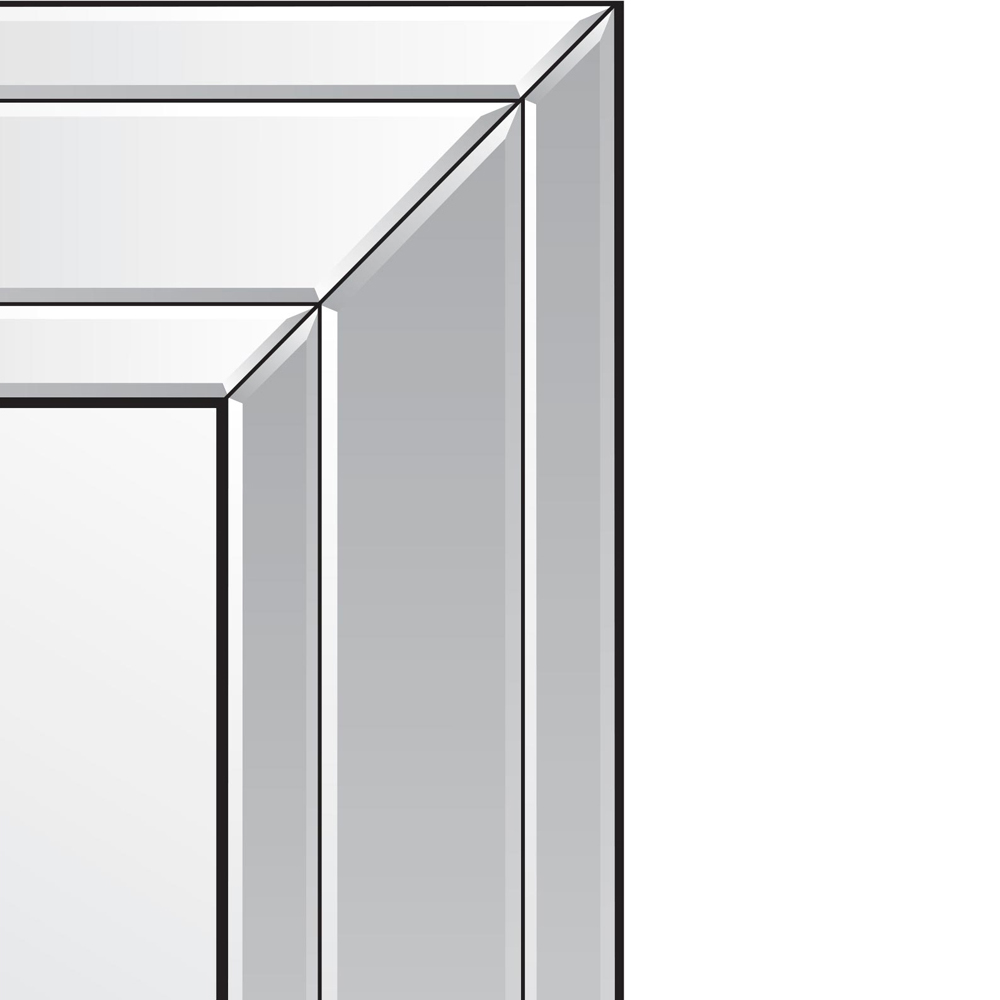 MirrorOutlet Langley Bevelled Wall Mirror 144 x 116cm Image 5