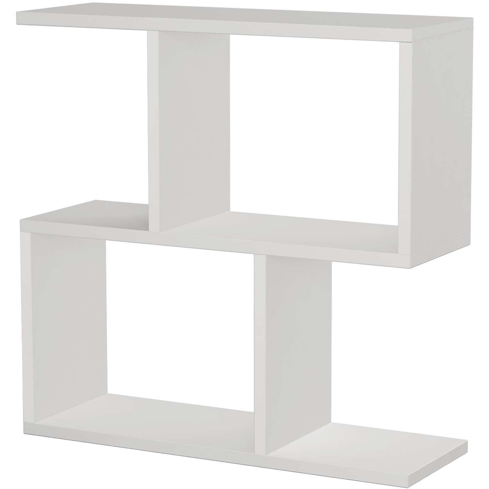 Decortie Homemania 4 Shelf White Wooden Side Table Image 2