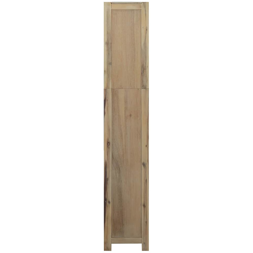 vidaXL 6 Shelf Solid Wood Acacia Bookcase Image 4