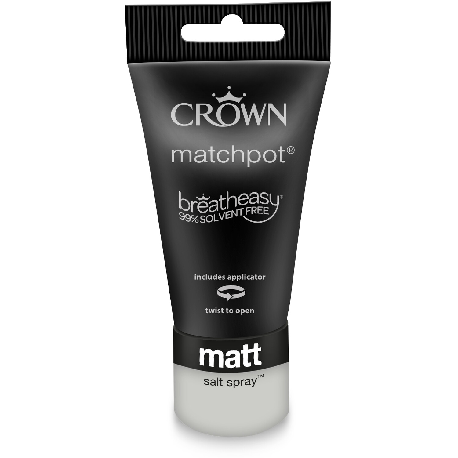 Crown Breatheasy Salt Spray Matt Feature Wall Tester Pot 40ml Image
