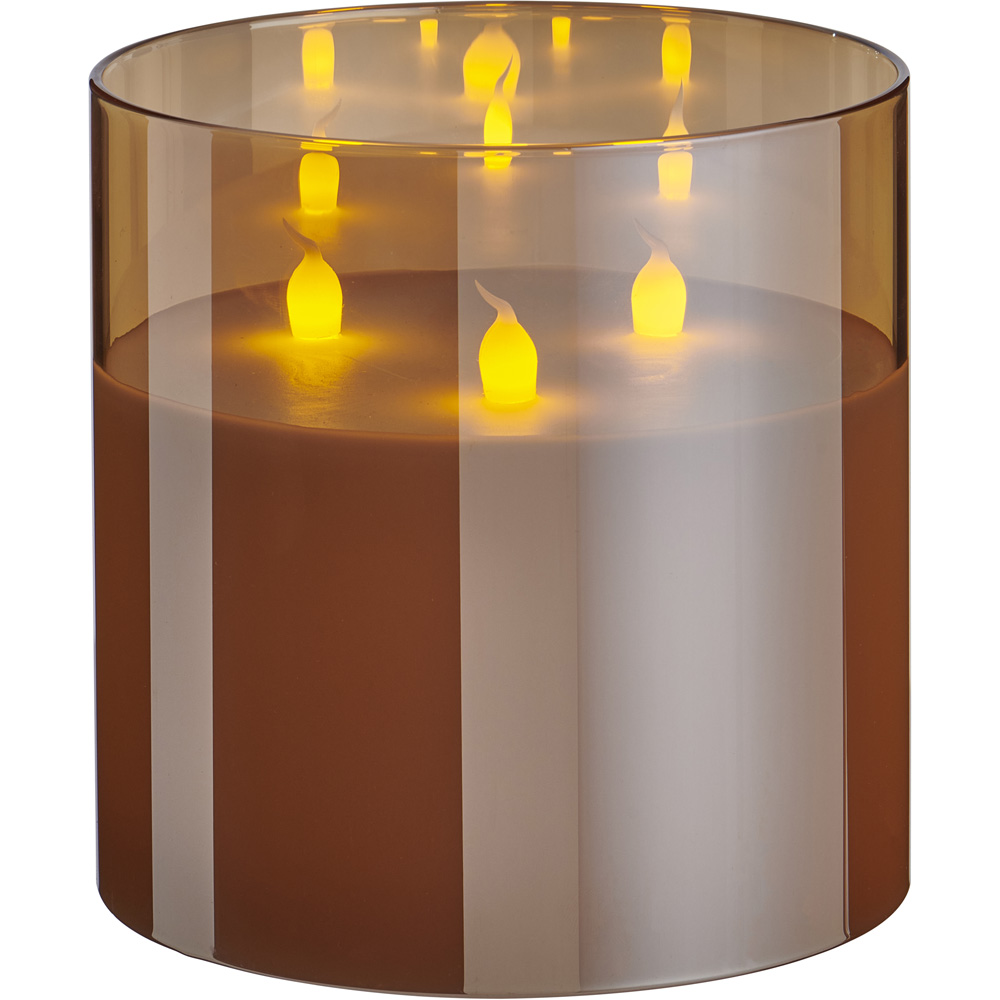 Wilko Flameless LED Candle Jar Large Image 3