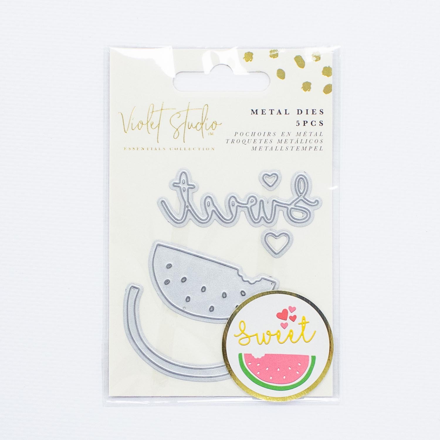 Violet Studio Tropical Mini Dies - Watermelon Image 1