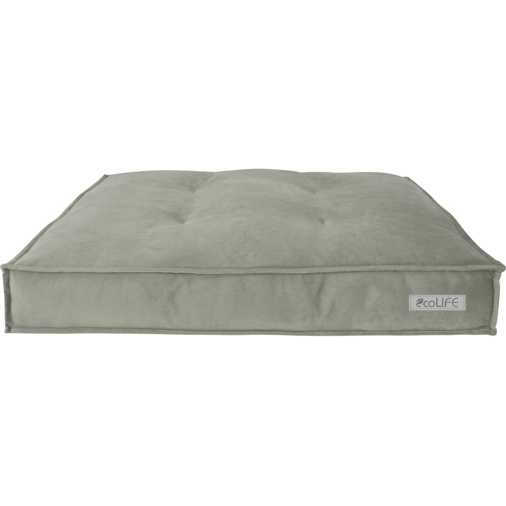 Snug & Cosy Eco Medium Oyster Dog Lounger Bed Image 1