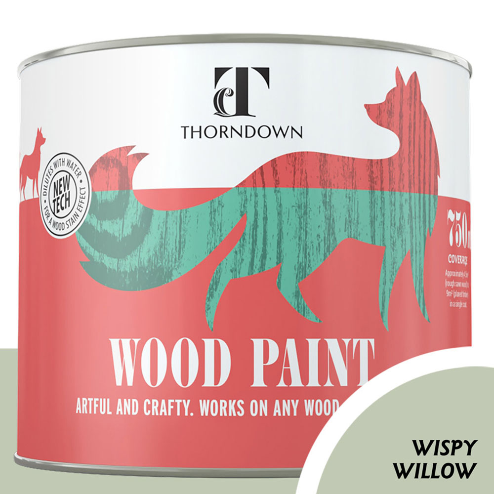 Thorndown Wispy Willow Satin Wood Paint 750ml Image 3