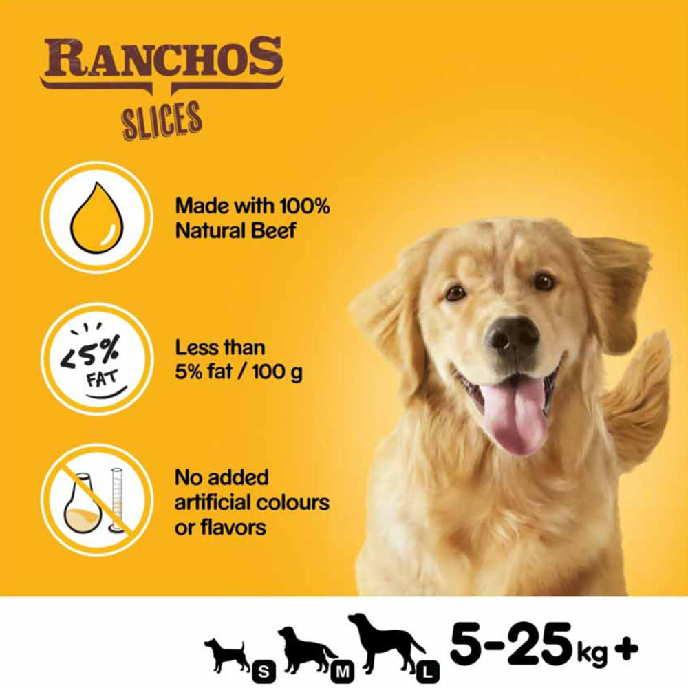 Pedigree Ranchos Adult Dog Treats Beef 8 Pack 60g Image 5