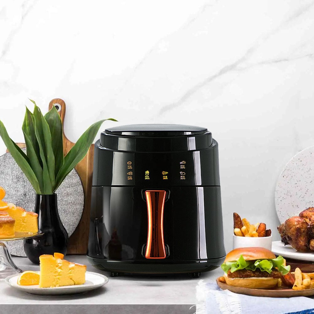 Living and Home DM0394 Black 5.5L Digital Air Fryer 1400W Image 2