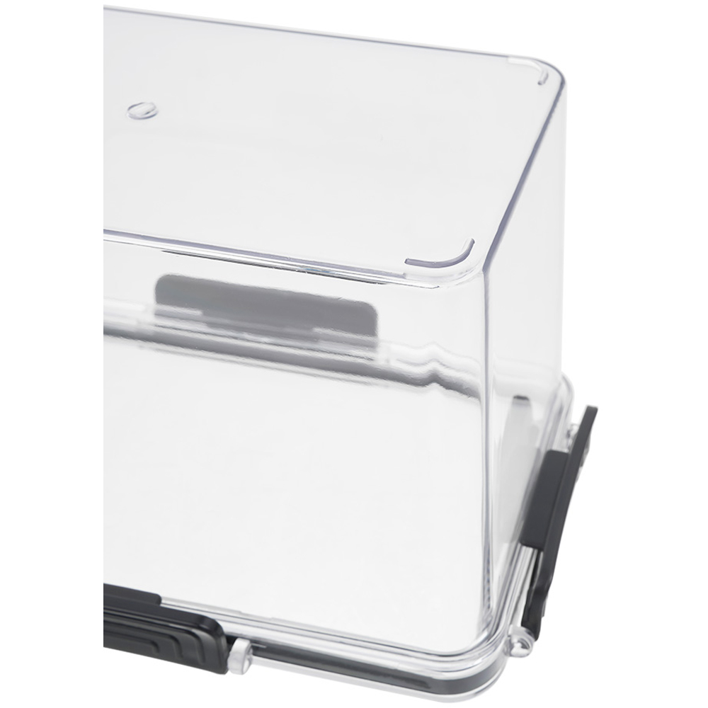 Living and Home Clear Stackable Fridge Organiser Storage Box Set 4 Pack Image 6