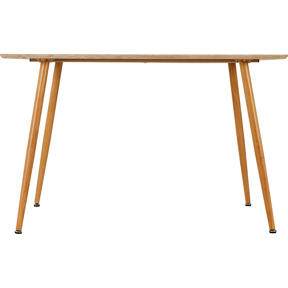 Seconique Barley Veneer 4 Seater Dining Table Oak Image 3