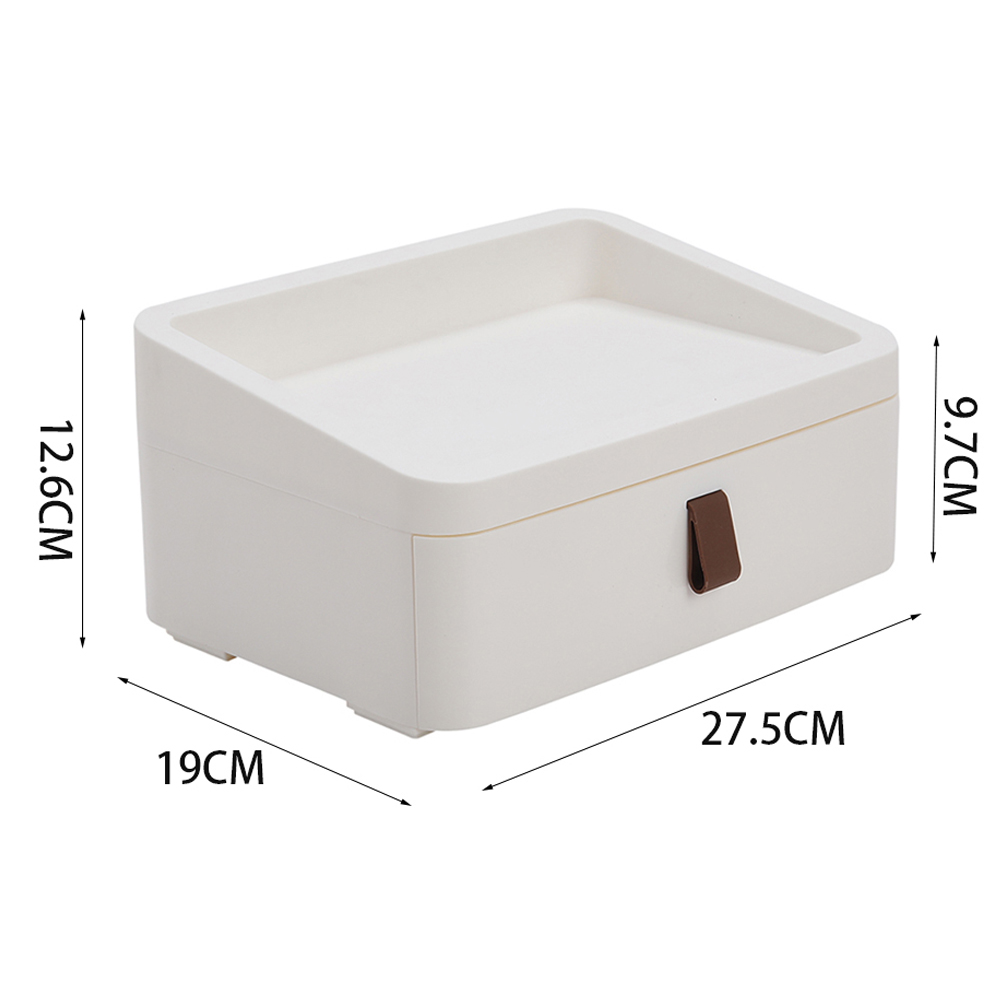 Living and Home Desktop Plastic Drawer Storage Organizer Wilko