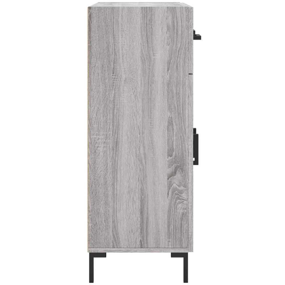 vidaXL 2 Door 2 Drawer Grey Sonoma Wooden Sideboard Image 7