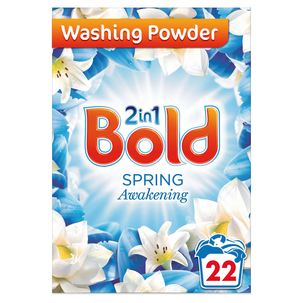 Bold 2 in 1 Lotus Flower and Water Lily Washing Powder 22 Washes 1.43kg Image