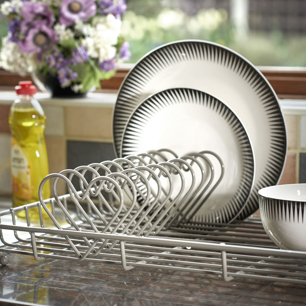 Wilko Dish Drainer Love Heart Design Wilko