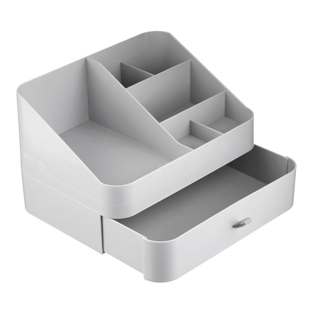 Premier Housewares White 6 Compartment Cosmetic Organiser Image 4