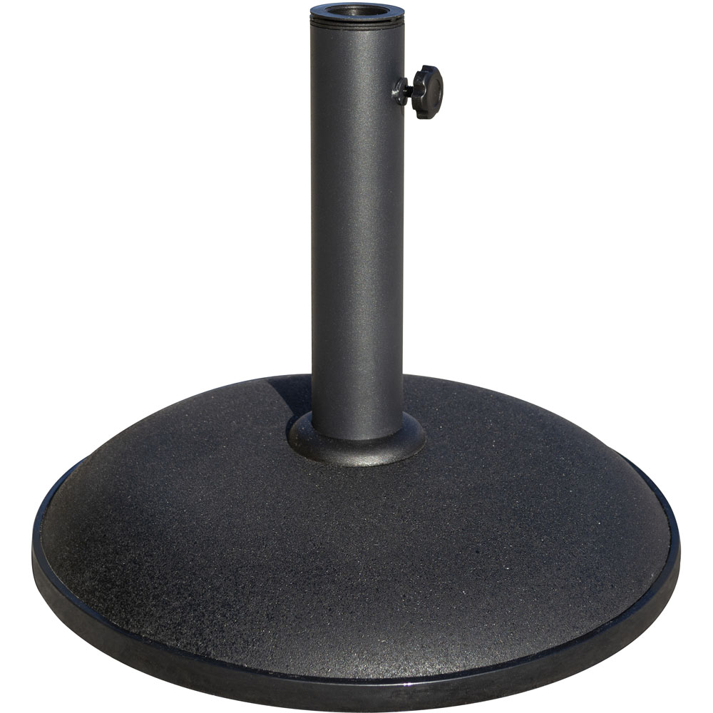 Willington Grey 2.7m Wooden Parasol Set Image 7