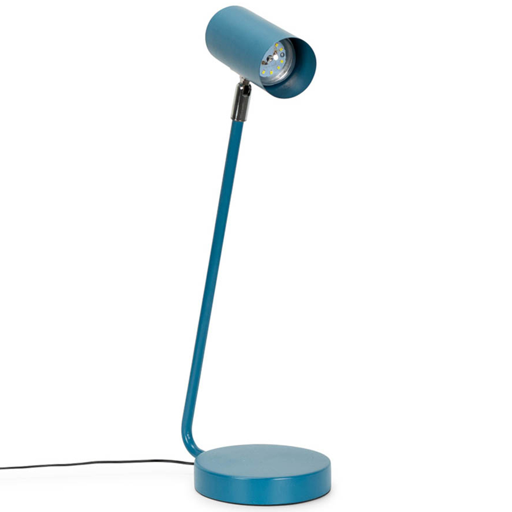 ValueLights Petrol Blue Desk Table Lamp Image 1